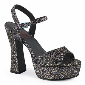 Slip Away DOLLY-09 Black Multi Glitter