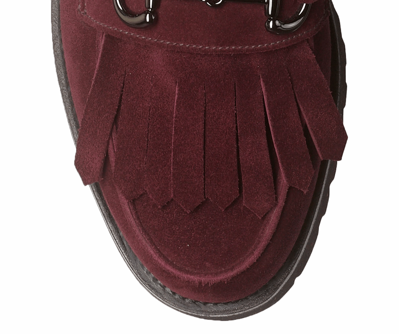 Clara Plum Calf Suede Simple Form