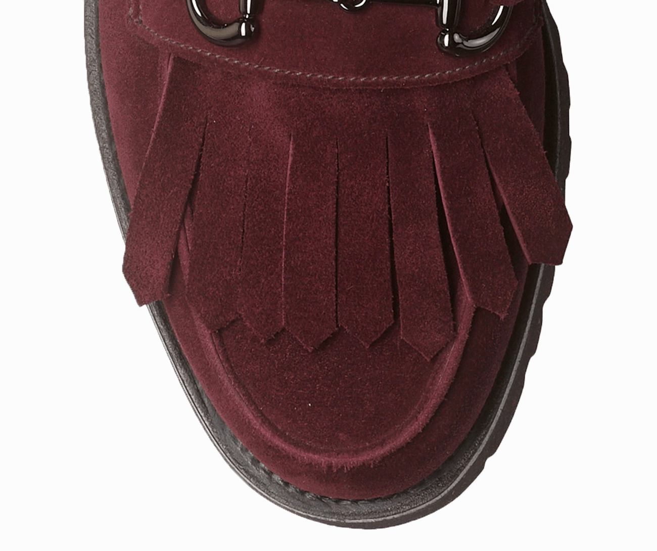 Clara Plum Calf Suede Simple Form