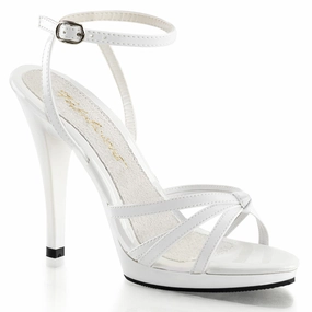 Designer Wedding Shoes FLAIR-436 White Patent/White