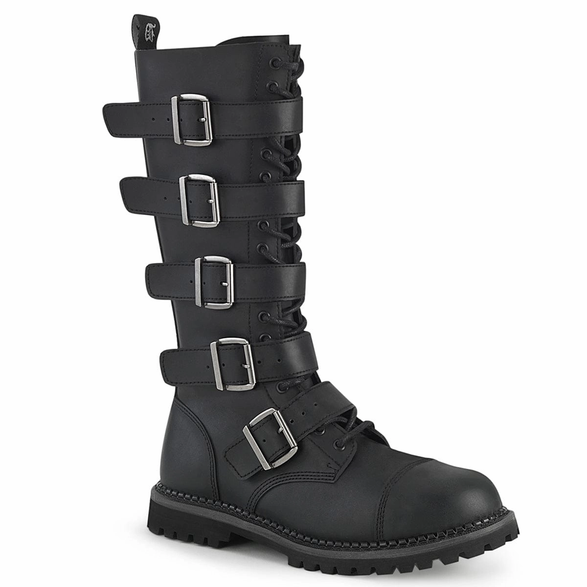 RIOT-18BK Black Vegan Leather Work