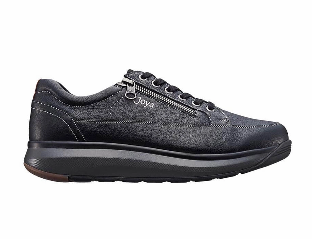 Mens Senso Zip Bruno Black Shoes Water Edge night walk