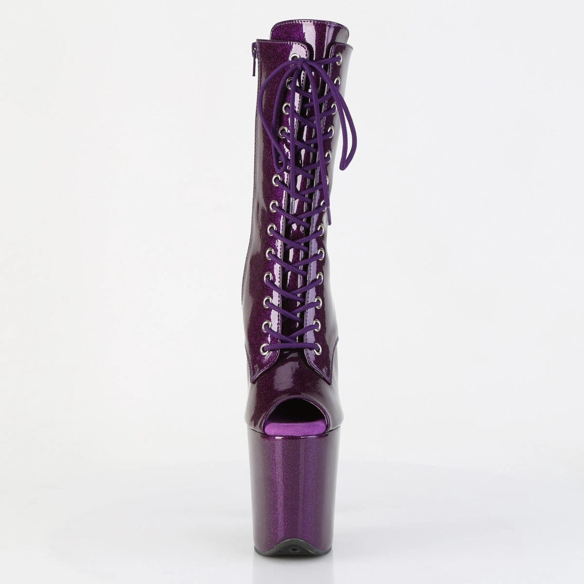 FLAMINGO-1041GP Purple Glitter Patent/M Travel Friendly orthopedic