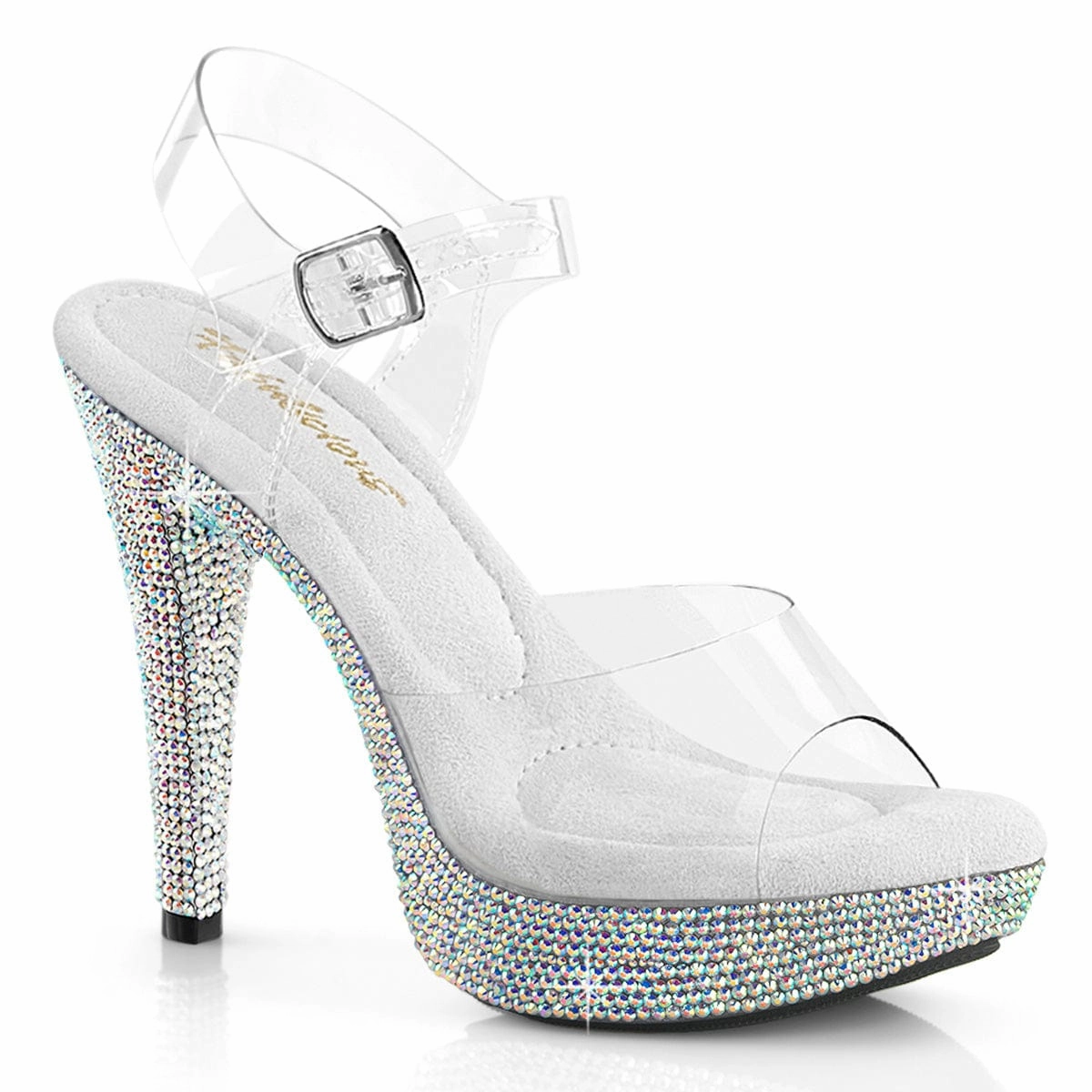 Balance Core COCKTAIL-508DM Shoes Clear/Silver Multi Rhinestone