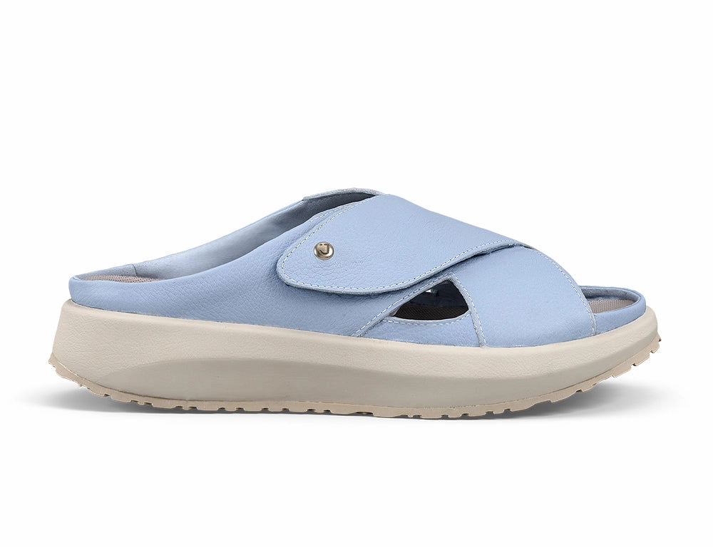 Womens Senso Alicante Light Blue Sandals Comfort Upper