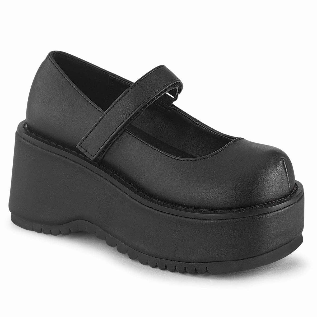 DOLLIE-01 Black Vegan Leather Flexible Design