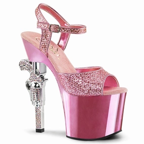 Summer Vibe REVOLVER-709G Baby Pink Multi Glitter/Baby Pink Chrome