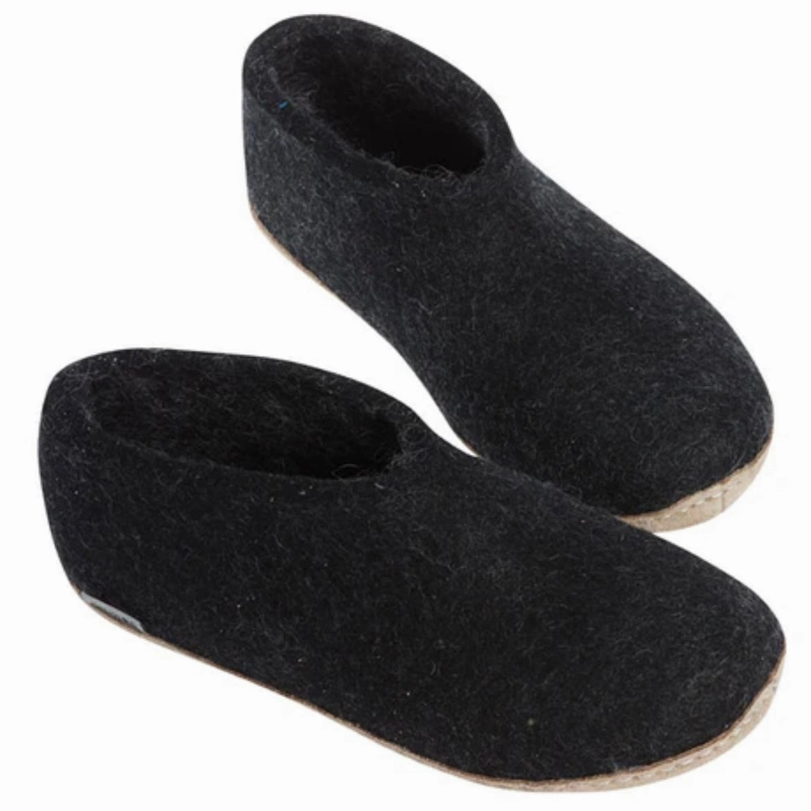 Shoe with Leather Sole - Charcoal Comfort relaxation