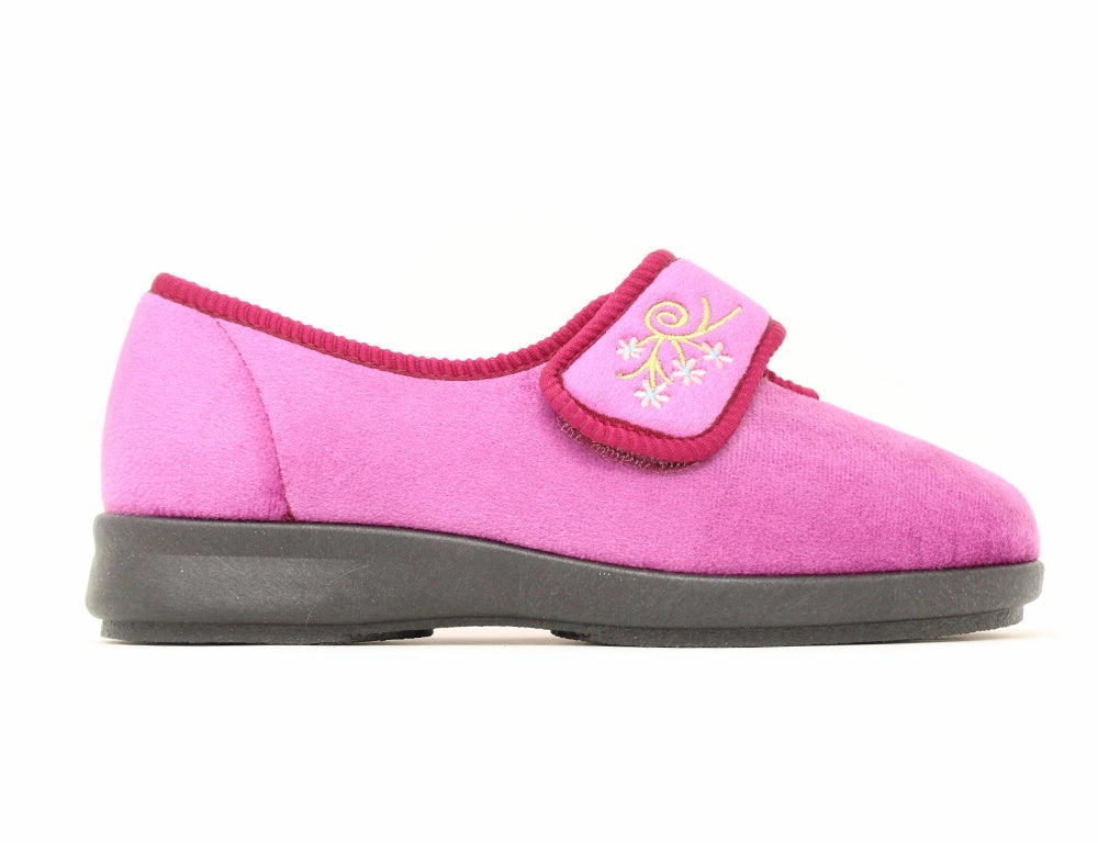 Womens Wide Fit Caroline 2 Heather Slipper Show Stage