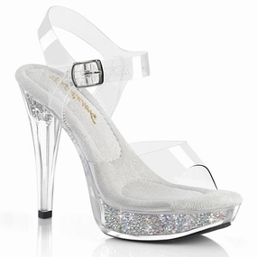 COCKTAIL-508RSI Clear/Clear-Silver AB RS Heels Play Mode