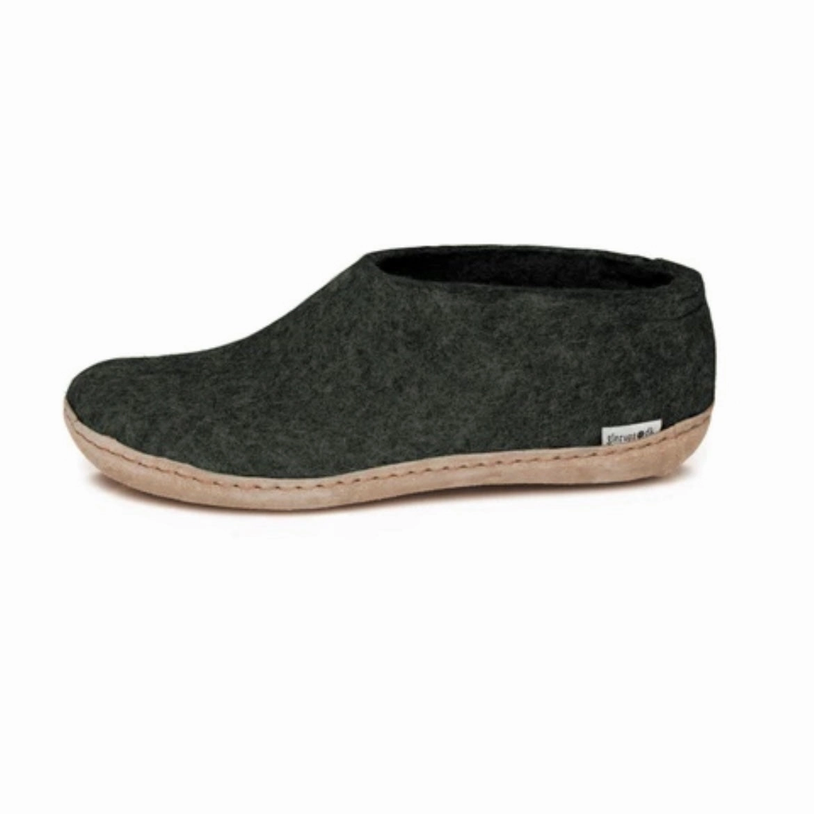 Shoe with Leather Sole - Forest Responsive Energy Saving