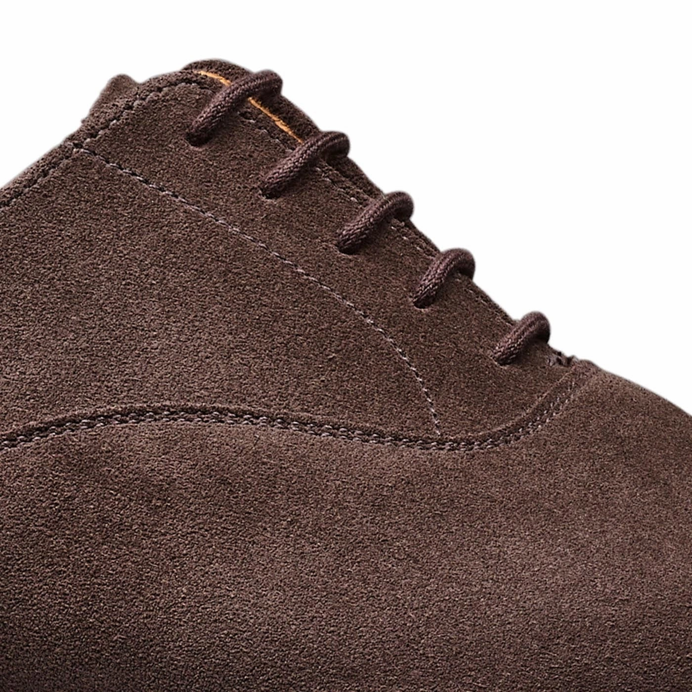 Lace Up Style Affordable Chic Connaught 2 Dark Oak Suede (City Sole)