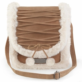 Cold Guard HB-663 CAMEL FAUX SUEDE-FAUX FUR