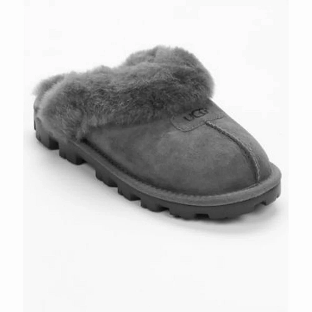 Stylish Lace Up Style COQUETTE SLIPPER GREY