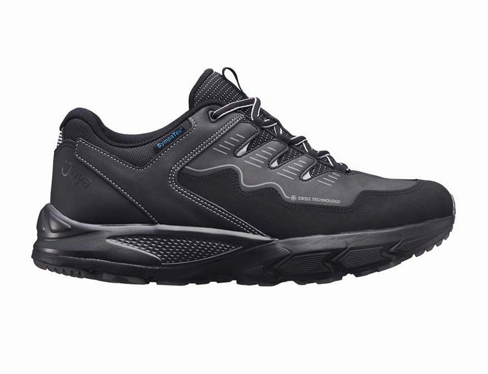 Mens Active Waterproof Cadore Black Hiking Shoes Step Light All Time