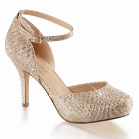 Classic Base COVET-03 Nude Glitter Mesh Fabric
