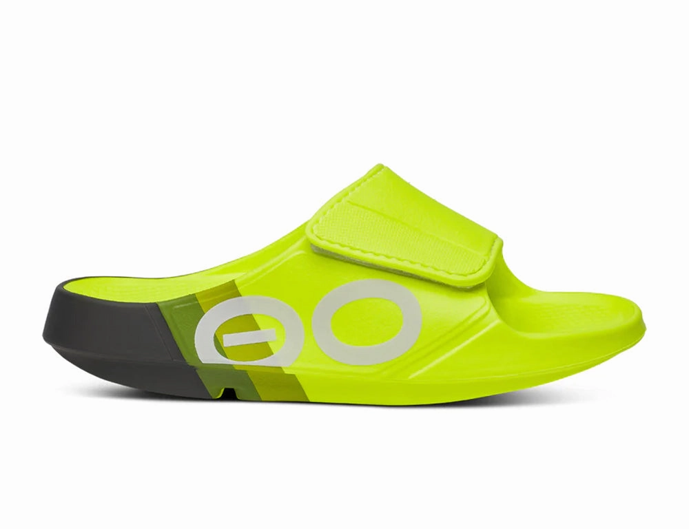 Flexible OOfos OOahh Sport Flex Electro Rally Recovery Slides
