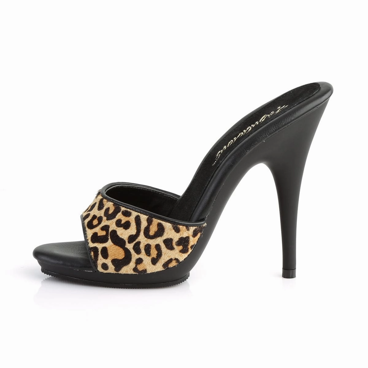 Stay Light POISE-501FUR Leopard Print Fur/Black Matte