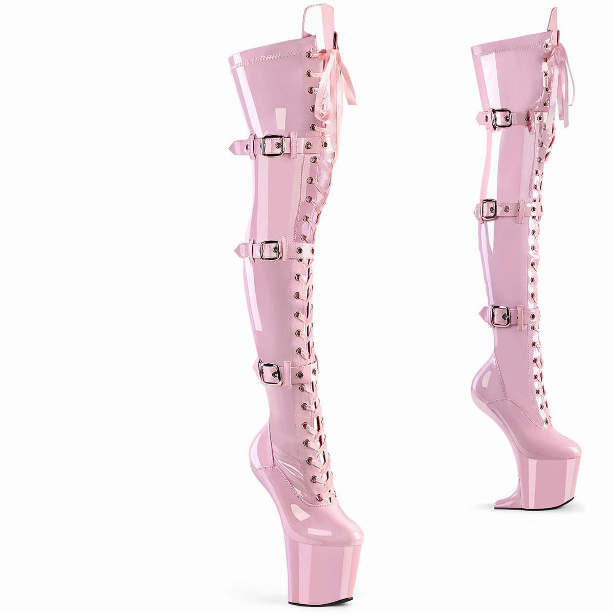 weekend shoes CRAZE-3028 Baby Pink Stretch Patent/Baby Pink