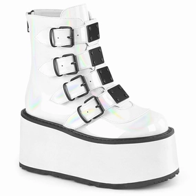 DAMNED-105 White Hologram Patent Winter Chill