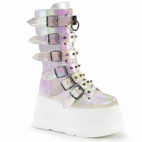 Busy Path DAMNED-225 Pearl Iridescent Vegan Leather