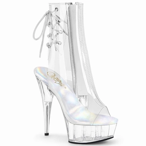 DELIGHT-1018C Clear/Clear Multi   Purpose Silver Glow