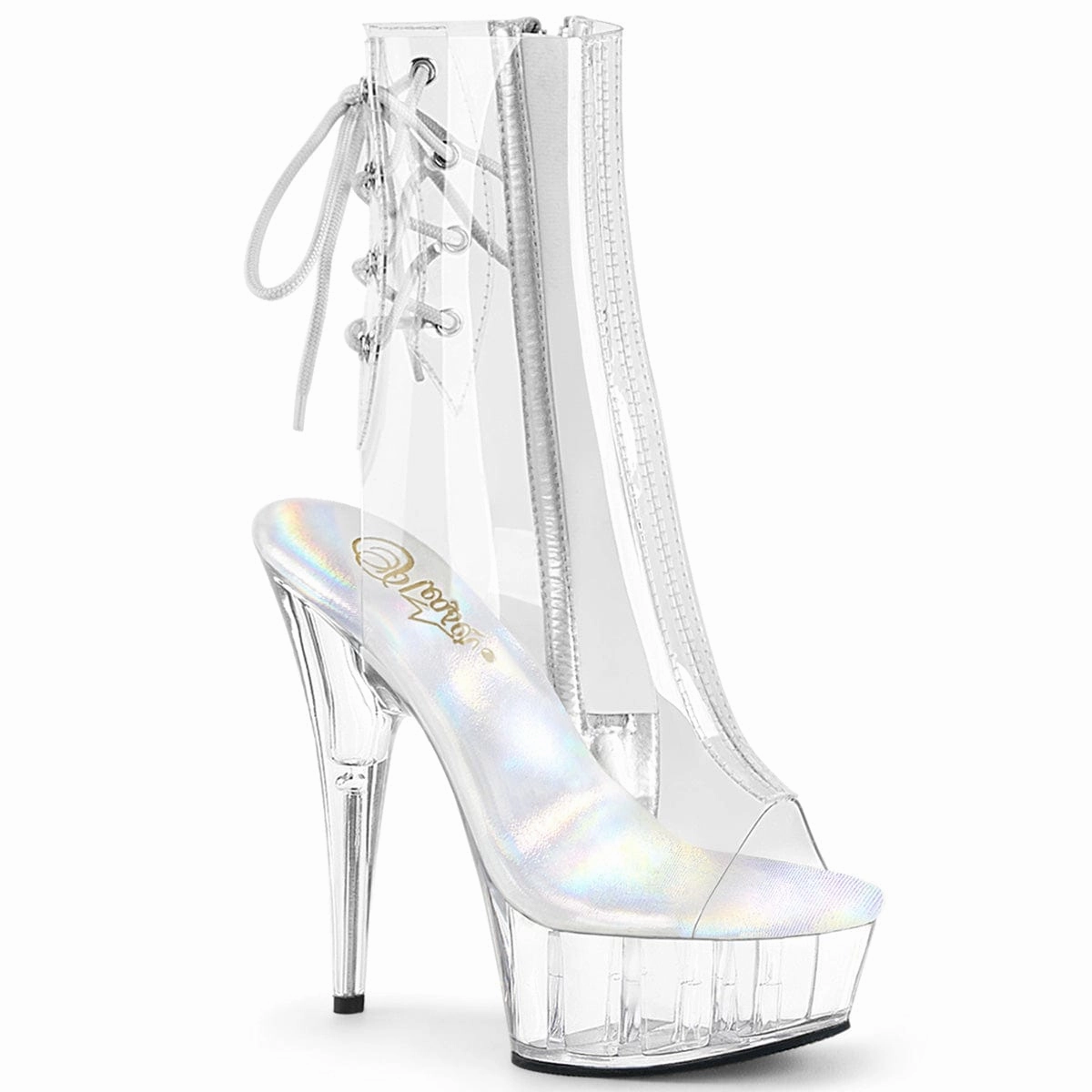 DELIGHT-1018C Clear/Clear Multi   Purpose Silver Glow