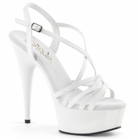 Comfortable And Lightweight Casual Style DELIGHT-613 White Patent/White