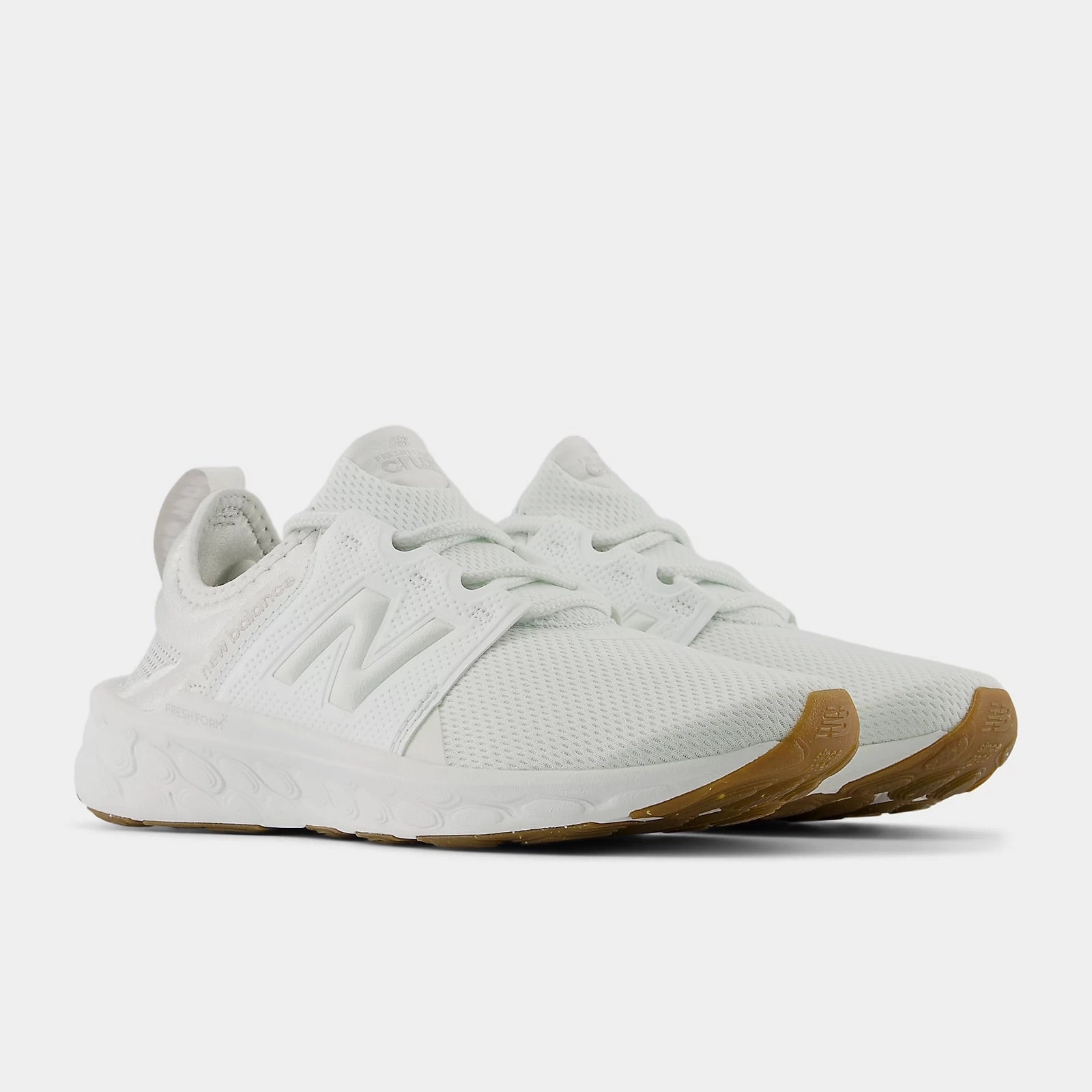Fresh Foam X Cruz v3 - White with Gum Toe Protection