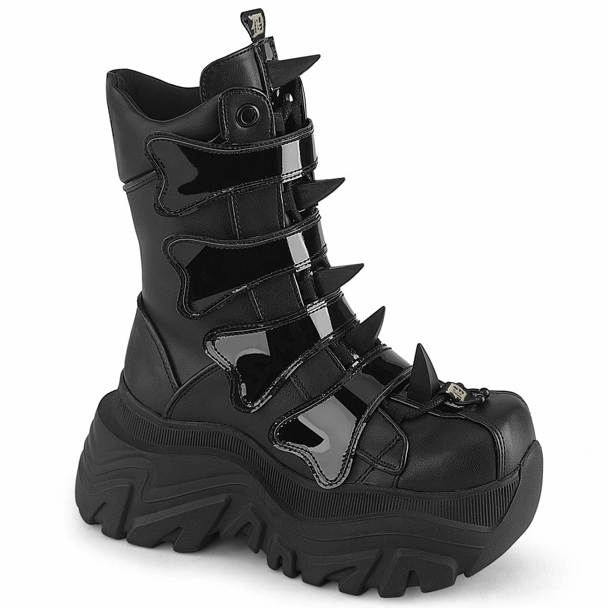 ECHO-110 Black Vegan Leather Snow Grip Trail Strong