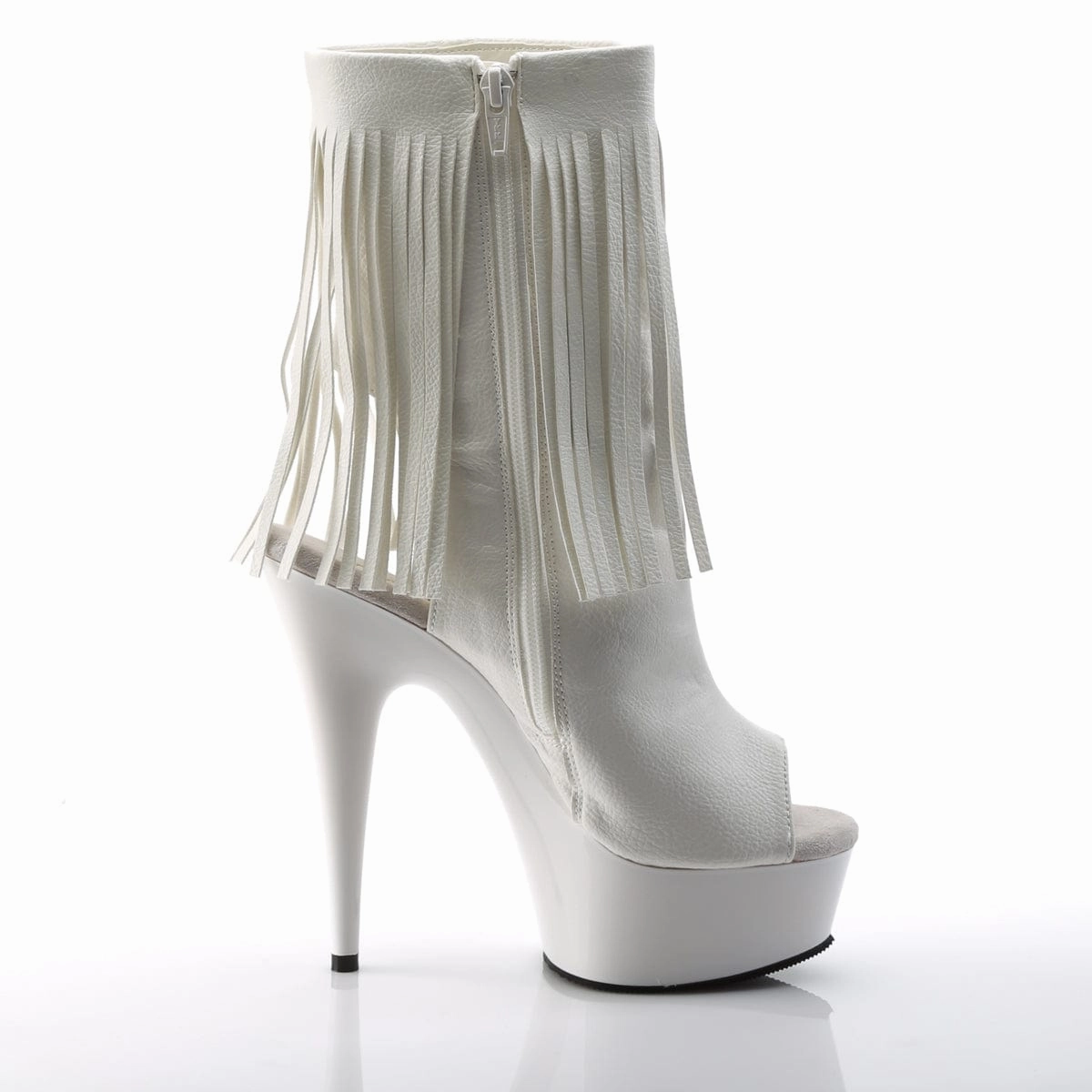 Weekend Adventure Effortless Wear DELIGHT-1019 White Faux Leather/White