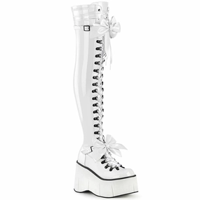 KERA-303 White Stretch Patent Pure White Weather resistant
