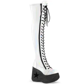 Casual Adventure urban commuting DYNAMITE-300 White Stretch Hologram