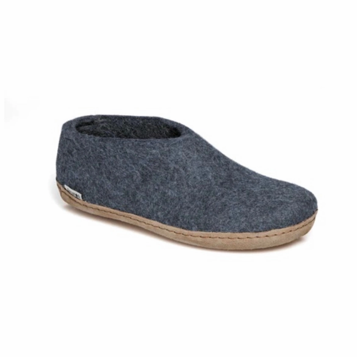 Shoe with Leather Sole - Denim Traction Sustainable Material