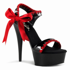 Casual Wear Shore Style DELIGHT-615 Black-Red/Black