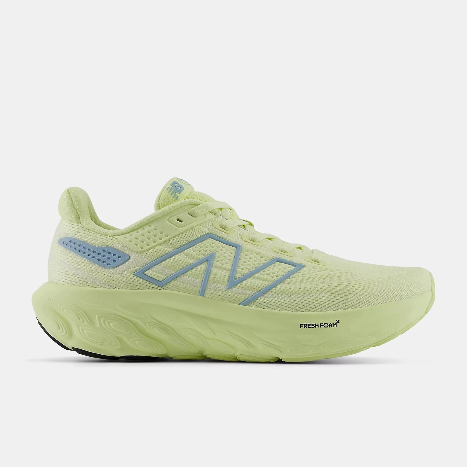 Short Trip Fresh Foam X 1080v13 - Limelight with Chrome Blue