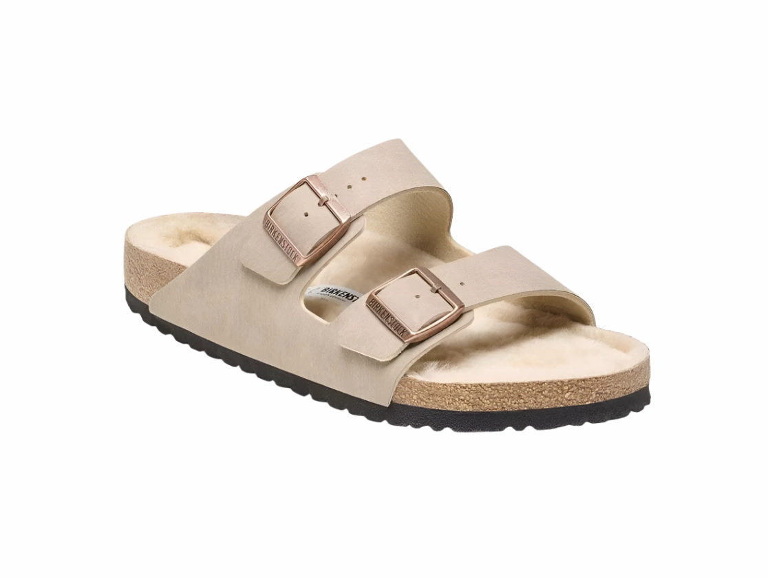 Heat resistant breathable socks ARIZONA SHEARLING DESERT DUST GRAY TAUPE