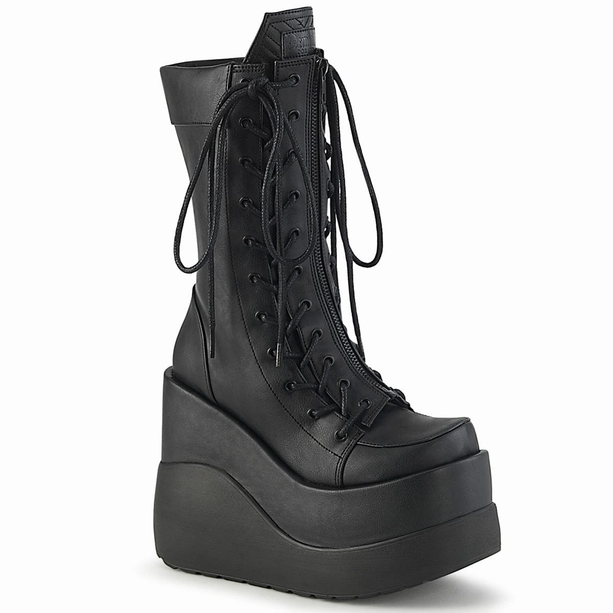 Shiny Tone Love Path VOID-118 Black Vegan Leather-Patent