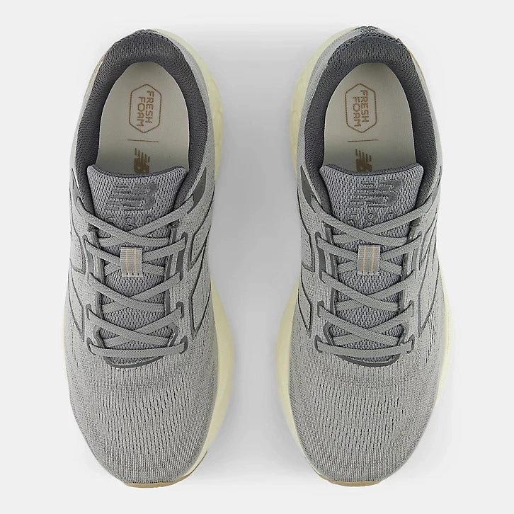 Fresh Foam 680v8 - Slate Grey with Castlerock Pilates Cool Breathable Material