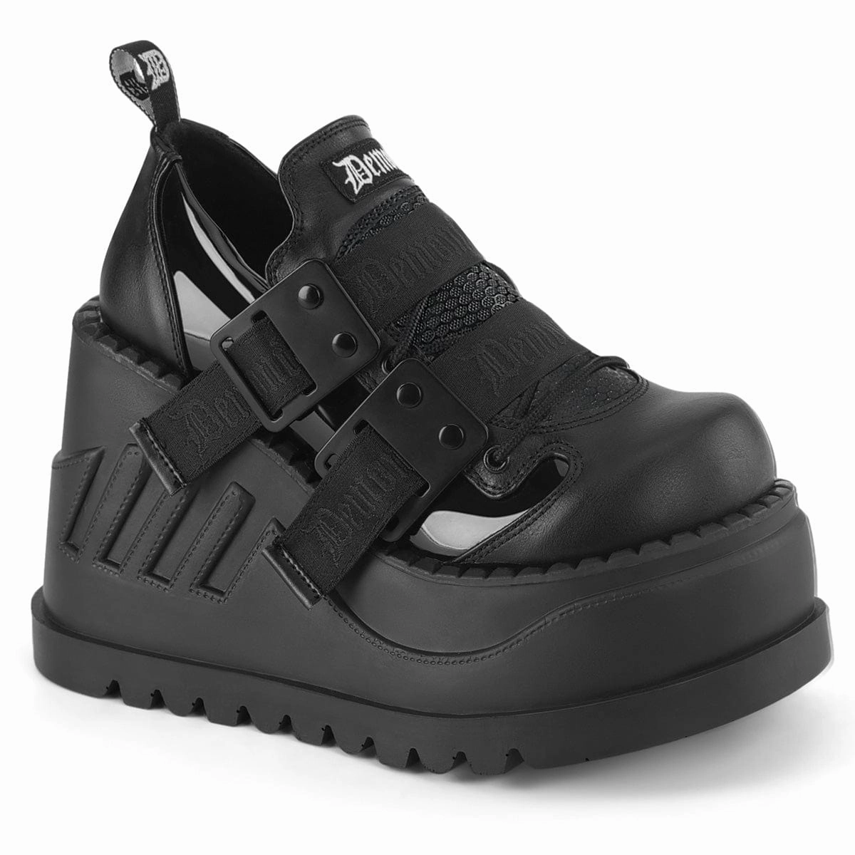 STOMP-28 Black Patent -Vegan Leather Future Walk