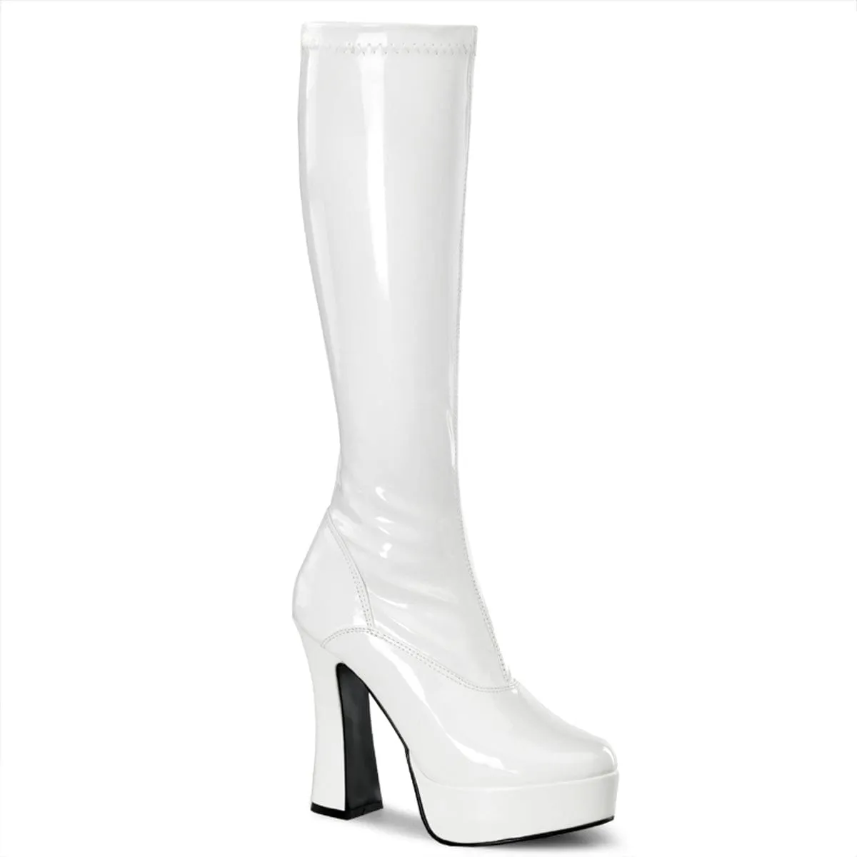 Croc Look ELECTRA-2000Z White Stretch Patent
