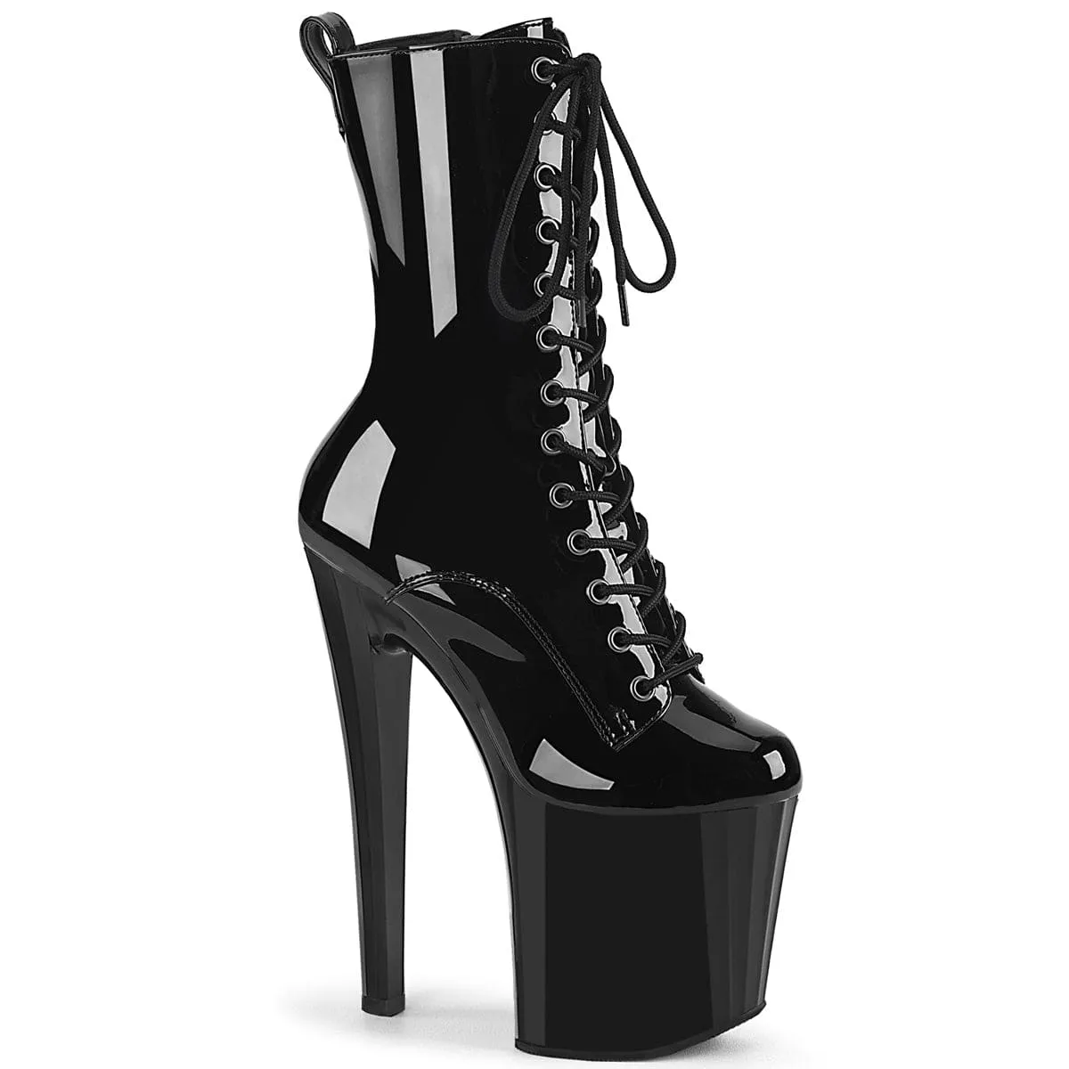 ENCHANT-1040 Black Patent/Black Easy Match PU