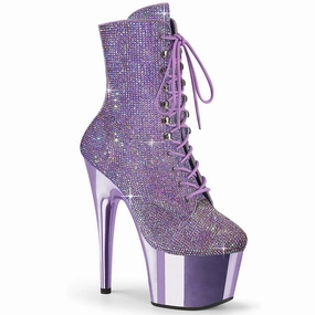 Easy Wear ADORE-1020CHRS Lavender Multi Rhinestones/Lavender Chrome