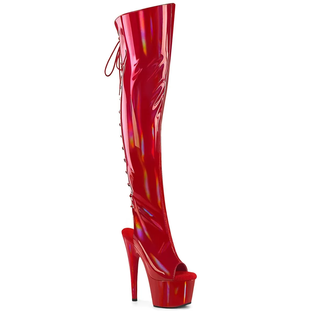 ADORE-3019HWR Red Stretch Hologram/Red Hologram Trail Use Built Tough