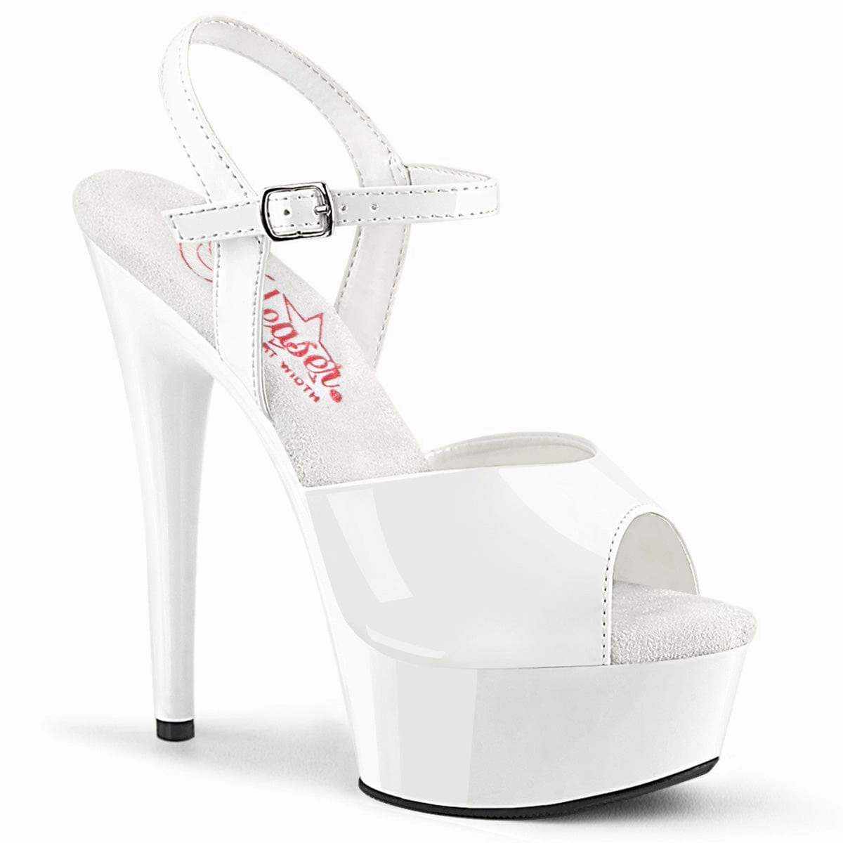 Soft Cushioning EXCITE-609 White Patent/White