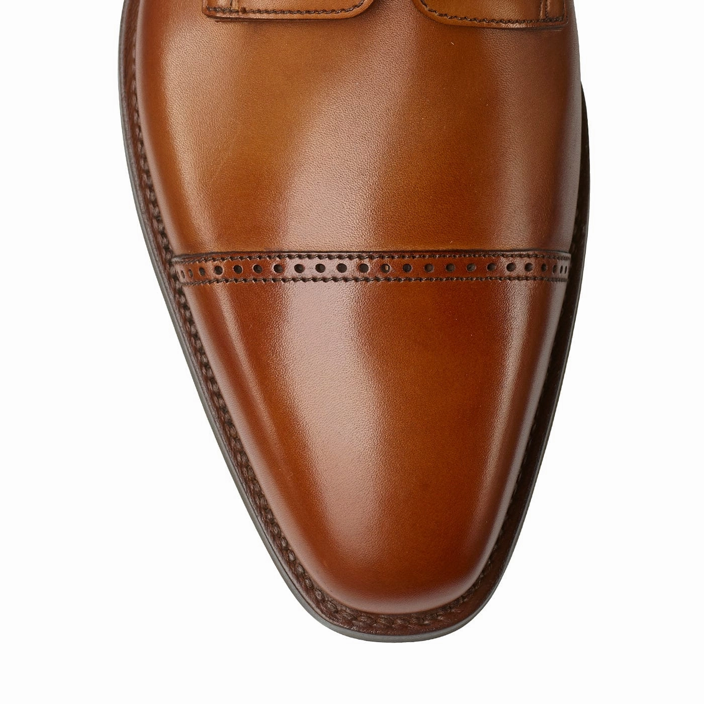 Salisbury Tan Burnished Calf Sturdy Build Occasion Fit