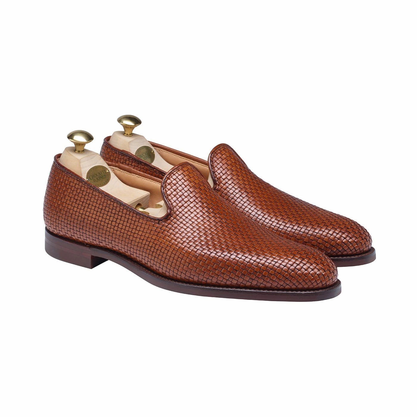Kensington Tan Woven Calf Elegant Touch
