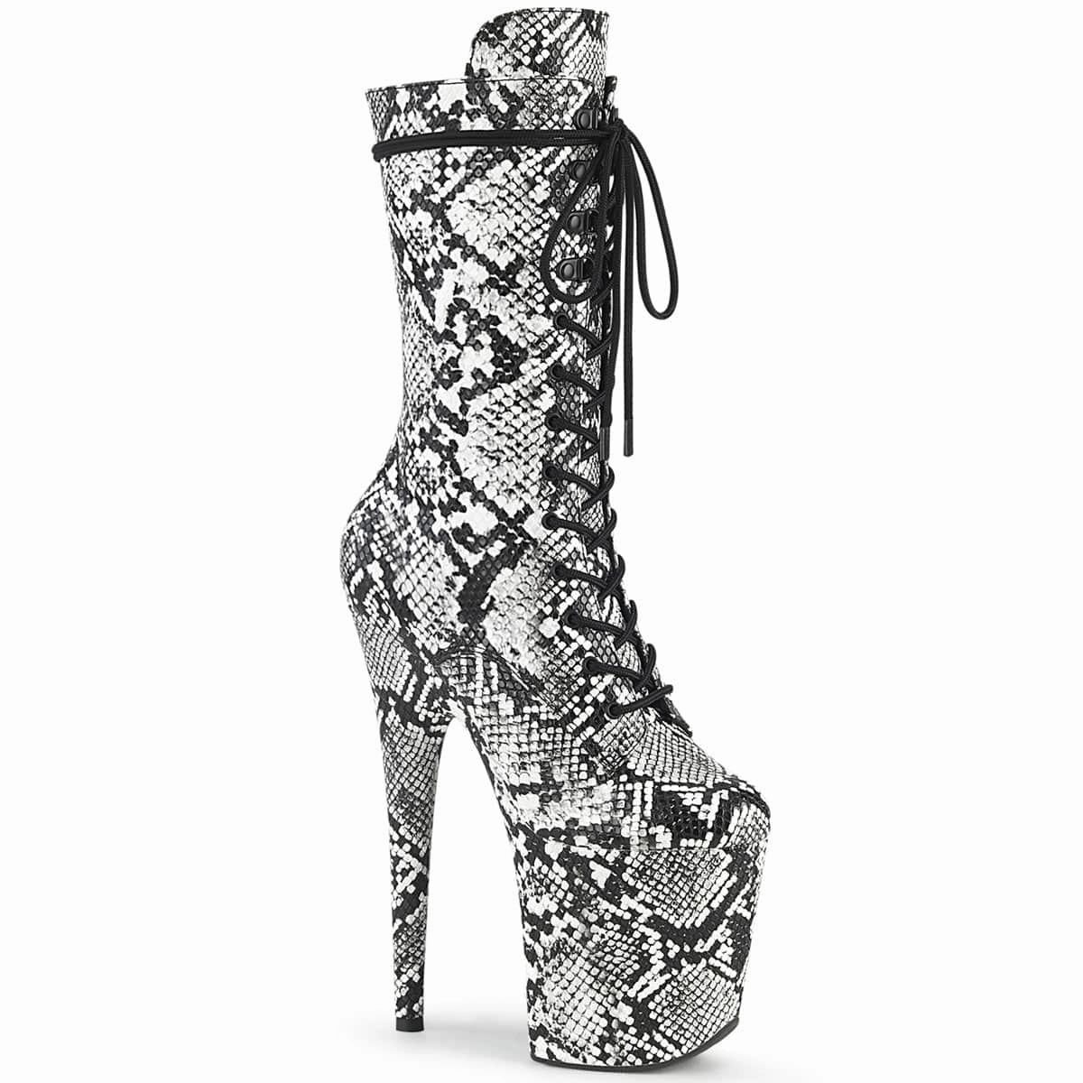 Stone Glam Every Step FLAMINGO-1050SP Black-White Snake Print/Black-White Snake Print
