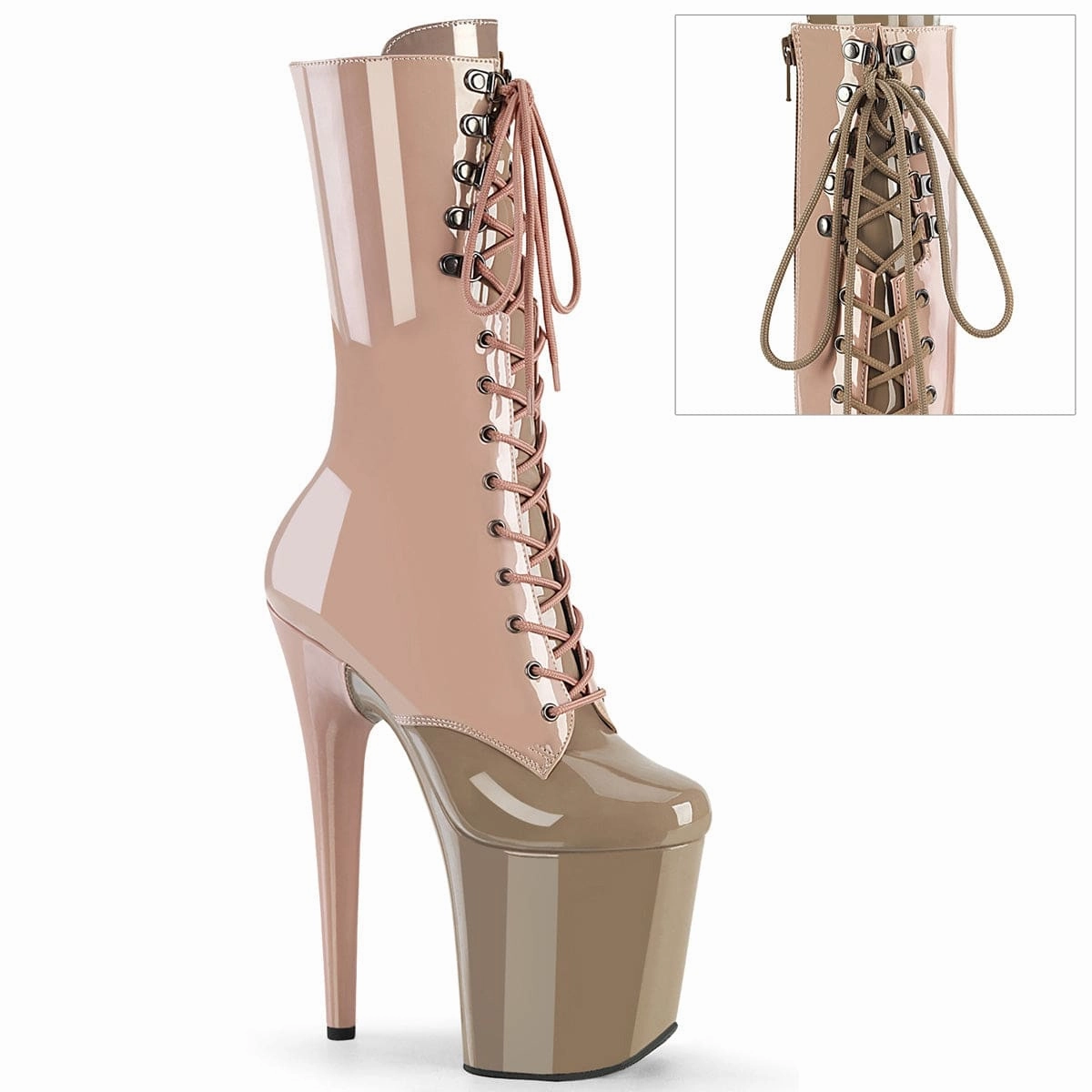 Adult Ease FLAMINGO-1054DC Dusty Pink-Sand Patent/Dusty Pink-Sand