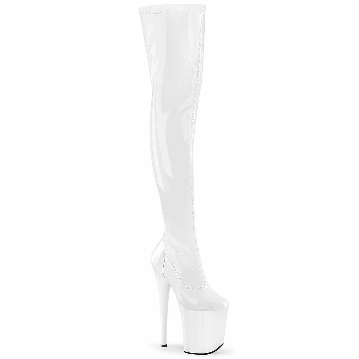 Relax Mode Slip FLAMINGO-3000 White Stretch Patent/White